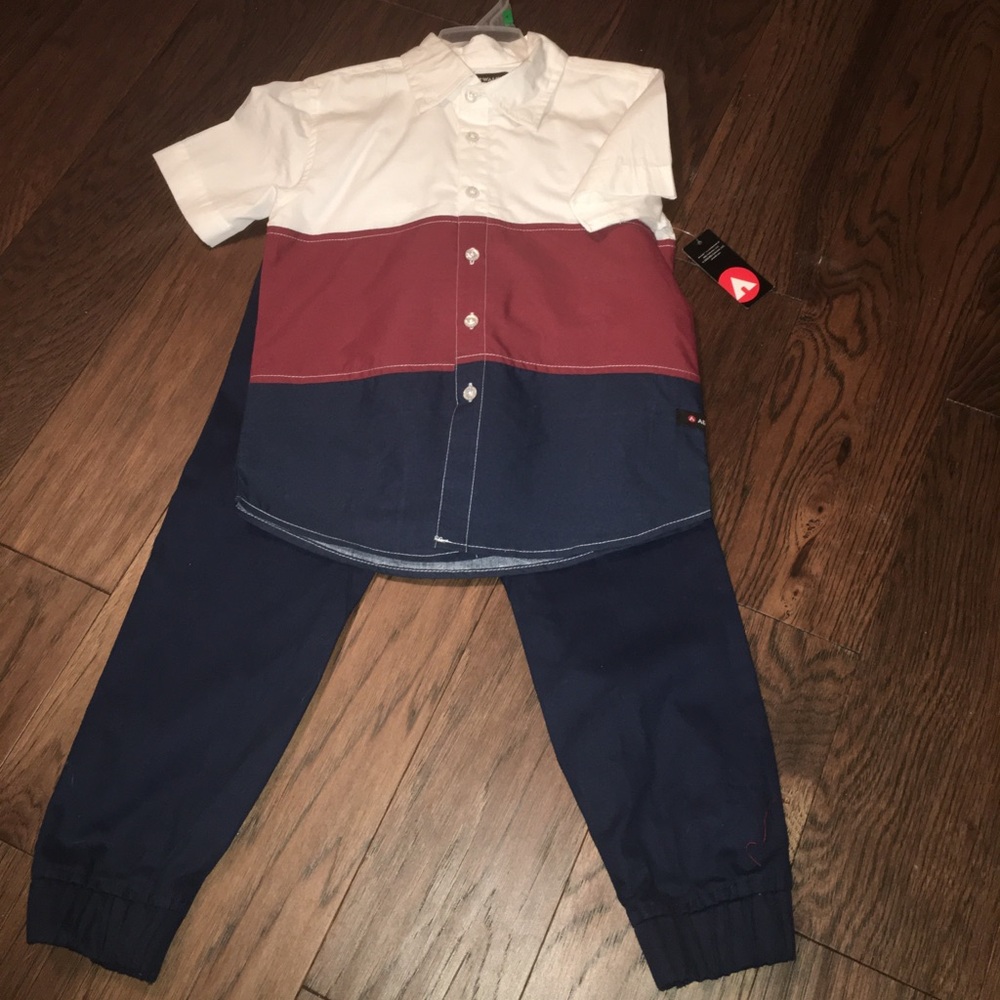 Airwalk shirt and pants set NWT